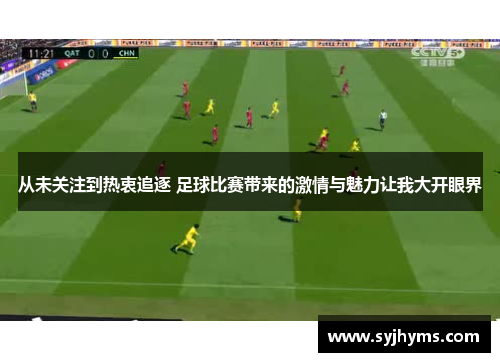 从未关注到热衷追逐 足球比赛带来的激情与魅力让我大开眼界
